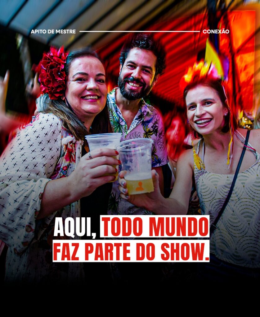 Show de samba para casamento com interação total dos músicos na pista de dança.